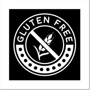 Gluten free logo Posters and Art